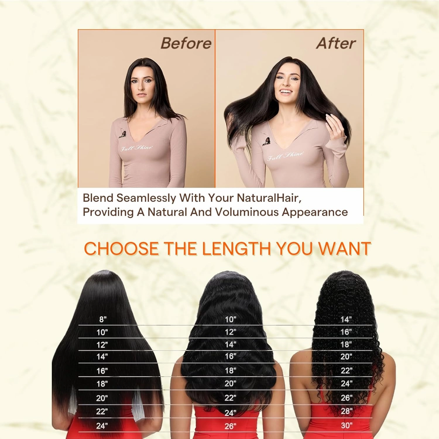 Full Shine Tape in Extensions Color 1 Jet Black Invisible Straight Remy Hair 12 Inch 30g Natural Soft and Silky Hair Extensions Real Human Hair Tape in 20PCS for Women Add Volume