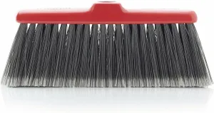 Fuller Broom with adjustable Steel Handle, Red