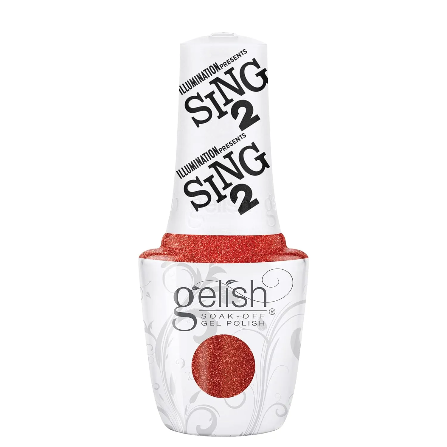 Gelish Holiday Sing 2 Collection (Rosy Rosita) Red Gel Nail Polish - Soak Off, Long-Lasting, Vibrant Color, Professional Quality, High Shine, Chip-Resistant, 0.5 ounce
