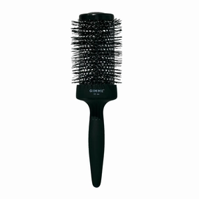 Gimme Beauty Large Round Brush - Thermal Blow Out Brush for Drying & Curling - Designed with a Barrel Vent & Heat-Resistant Bristles For Maximum Volume & Shine - Textured Handle for Easier Styling
