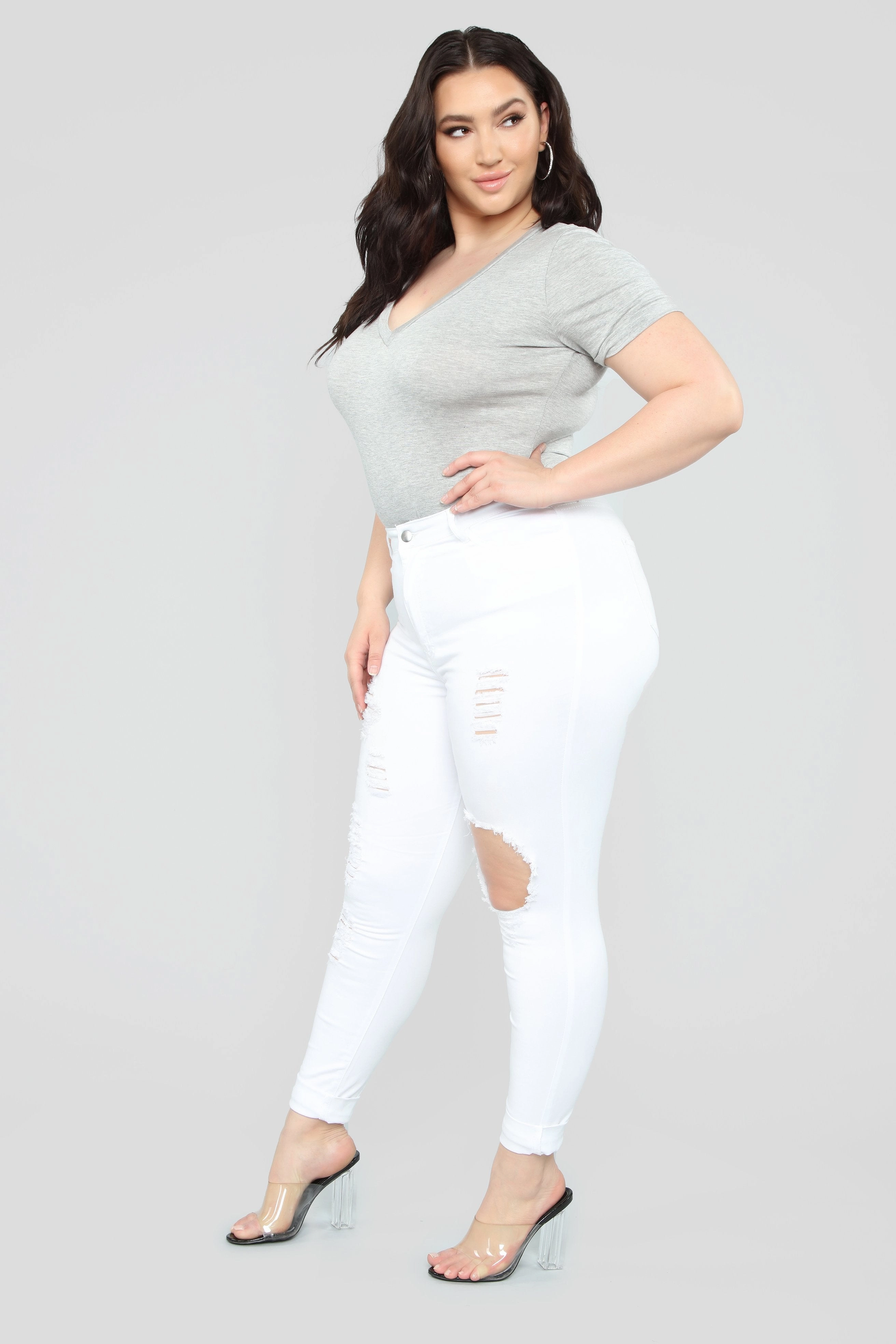 Glistening Jeans - White