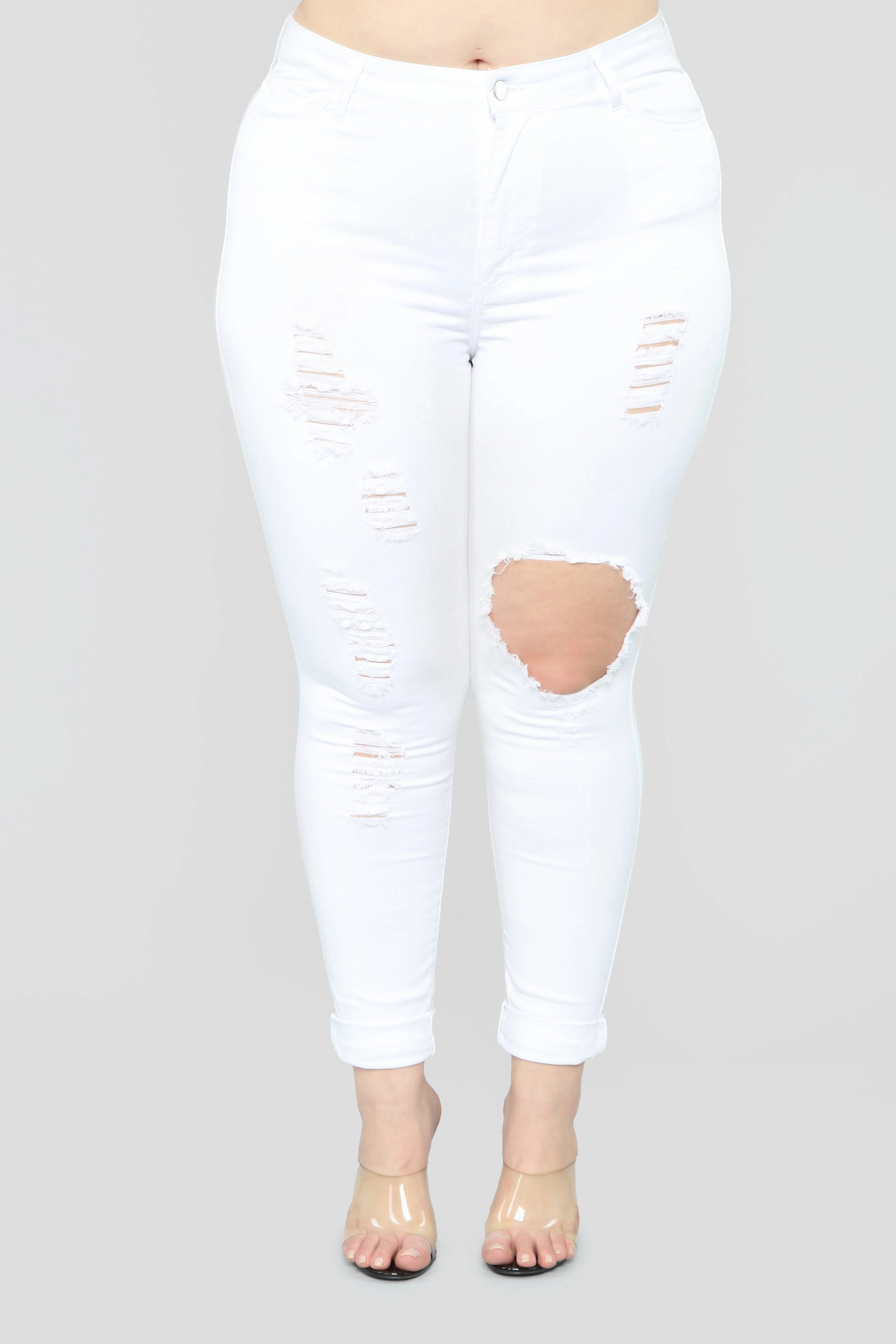 Glistening Jeans - White