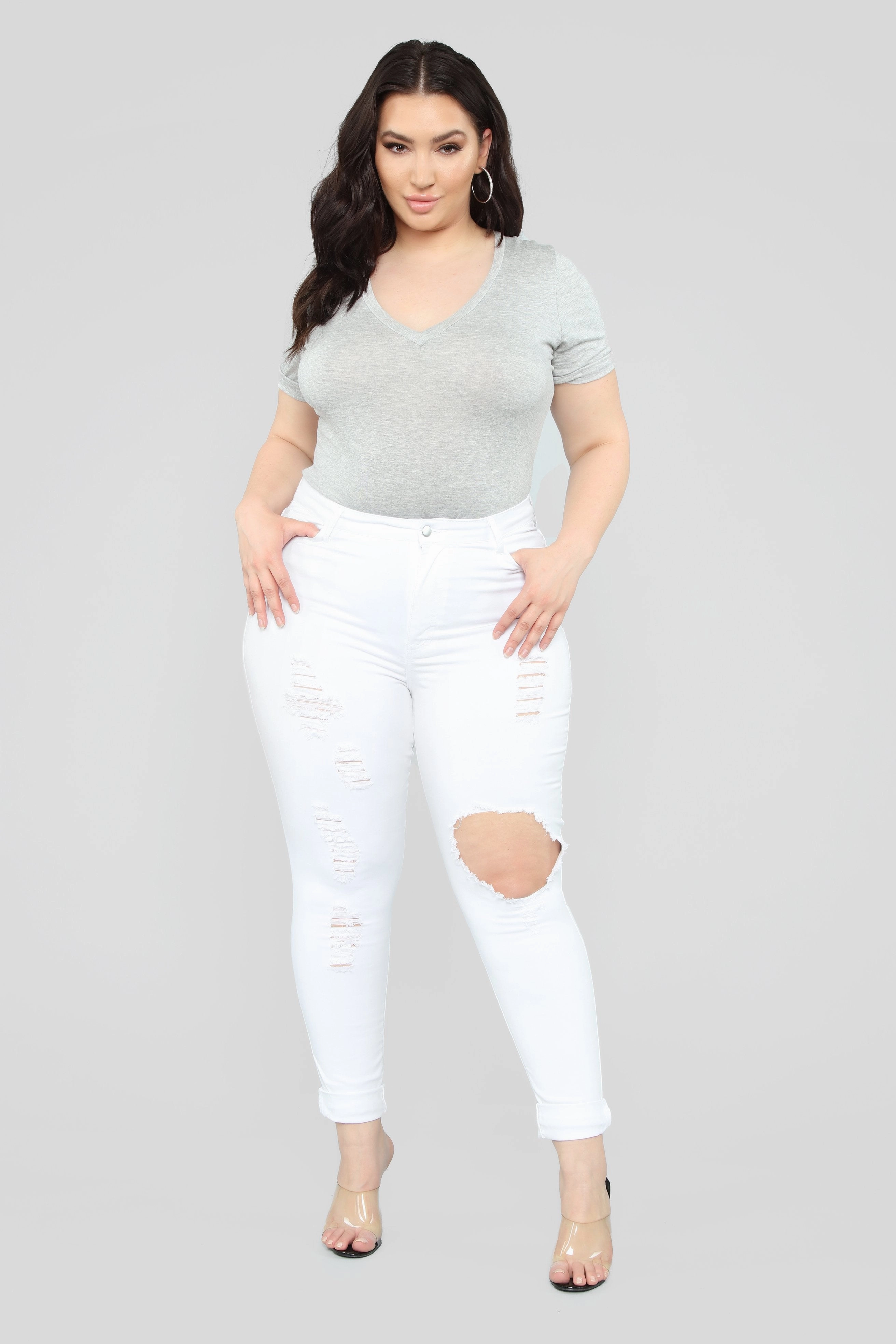 Glistening Jeans - White