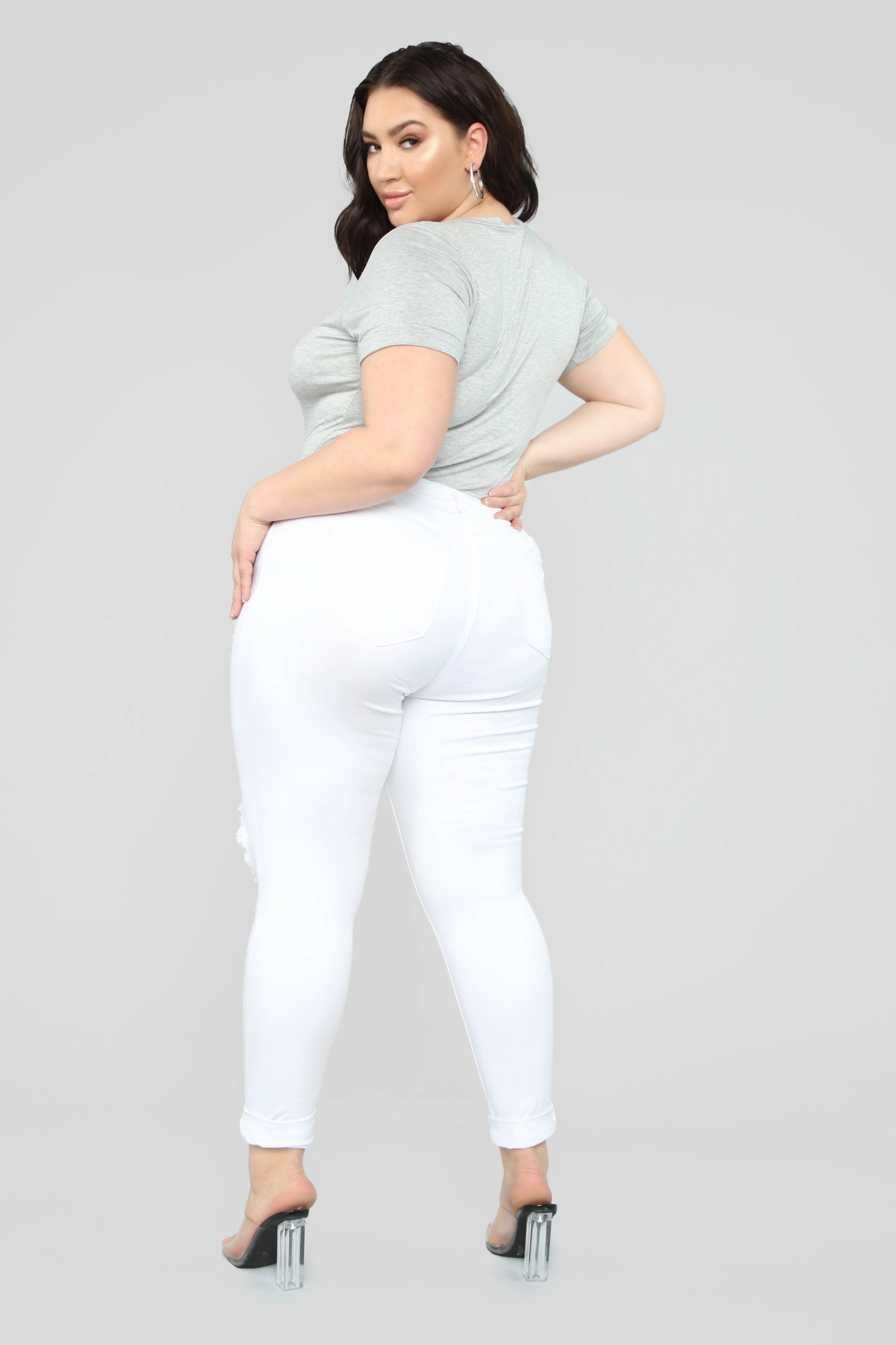 Glistening Jeans - White
