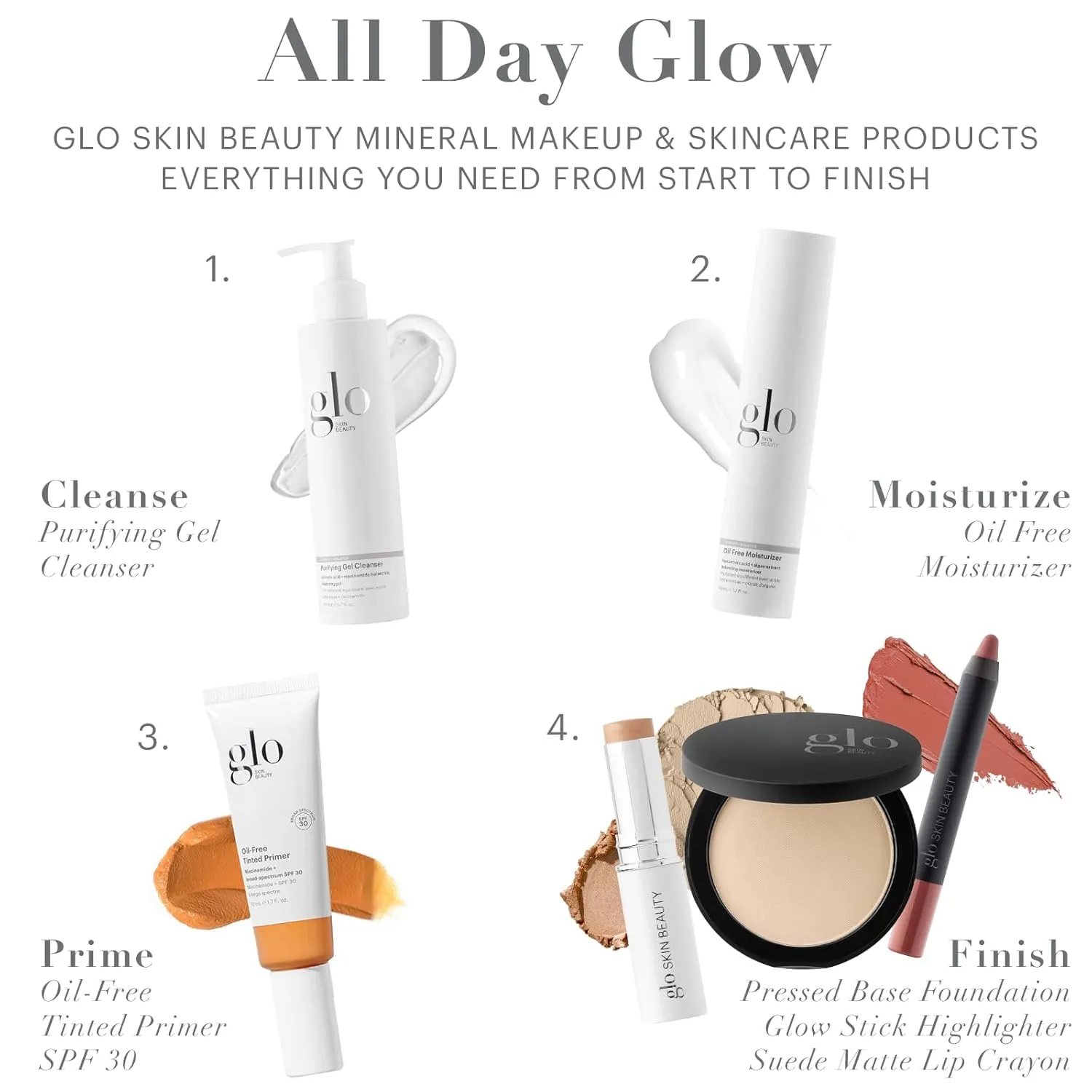 Glo Skin Beauty Suede Matte Lip Crayon (Bellini) - Longwearing Formula Stays On All Day, With Conditioning Shea Butter   Mango Seed Oil for a Velvety Smooth Finish
