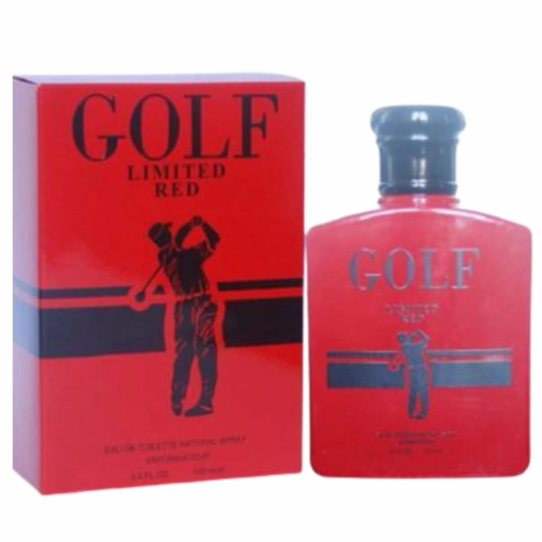 GOLF LIMITED RED Men’s Perfume – Bold & Sophisticated Eau de Parfum – 100ML Fragrance with Citrus Top Notes, Spicy Heart, and Woody Base