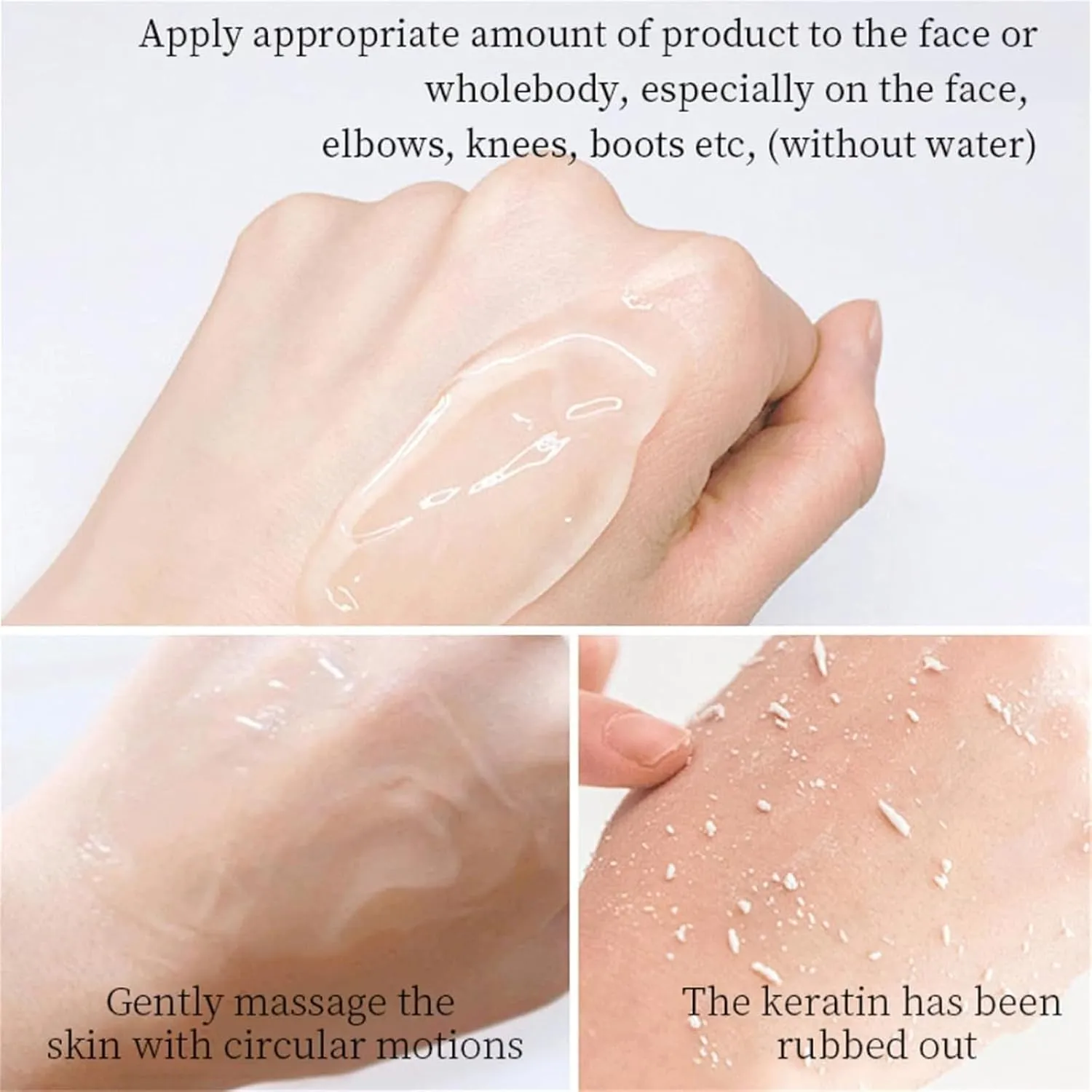 Grantadmit Exfoliating Gel, Miapina Exfoliating Gel, Dpoiex ExfoliatingGel, Face and Body ScrubGel, Deep Cleansing Moisturizing FacialExfoliator for All Skin Types (3pcs)