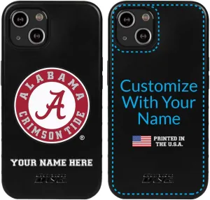 Guard Dog Case Compatible with iPhone 13 - Military Grade - Rugged Two Piece Protection - Collegiate Licensed - Alabama Crimson Tide - Personalized