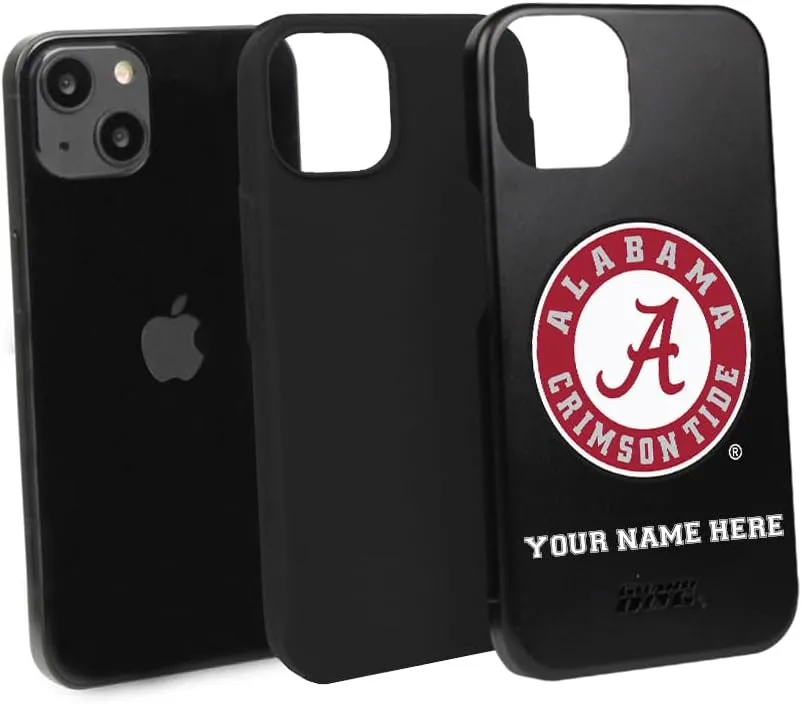 Guard Dog Case Compatible with iPhone 13 - Military Grade - Rugged Two Piece Protection - Collegiate Licensed - Alabama Crimson Tide - Personalized