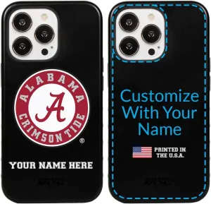 Guard Dog Case Compatible with iPhone 13 Pro - Military Grade - Rugged Two Piece Protection - Collegiate Licensed - Alabama Crimson Tide - Personalized