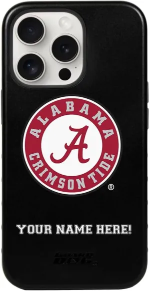 Guard Dog Case Compatible with iPhone 14 Pro Max - Military Grade - Rugged Two Piece Protection - Collegiate Licensed - Alabama Crimson Tide - Personalized