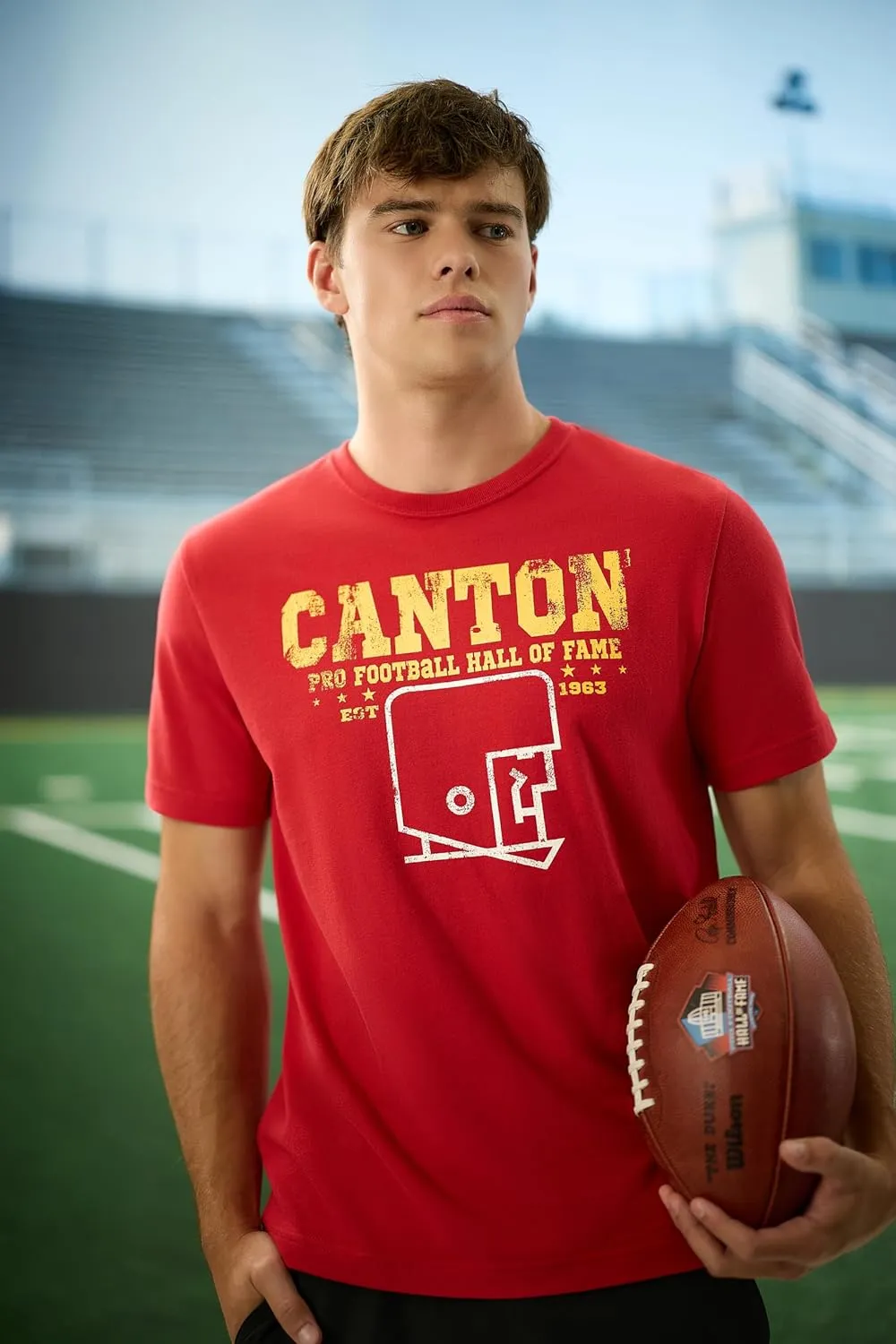 Haggar Pro Football Hall of Fame Short Sleeve Canton Graphic Tee