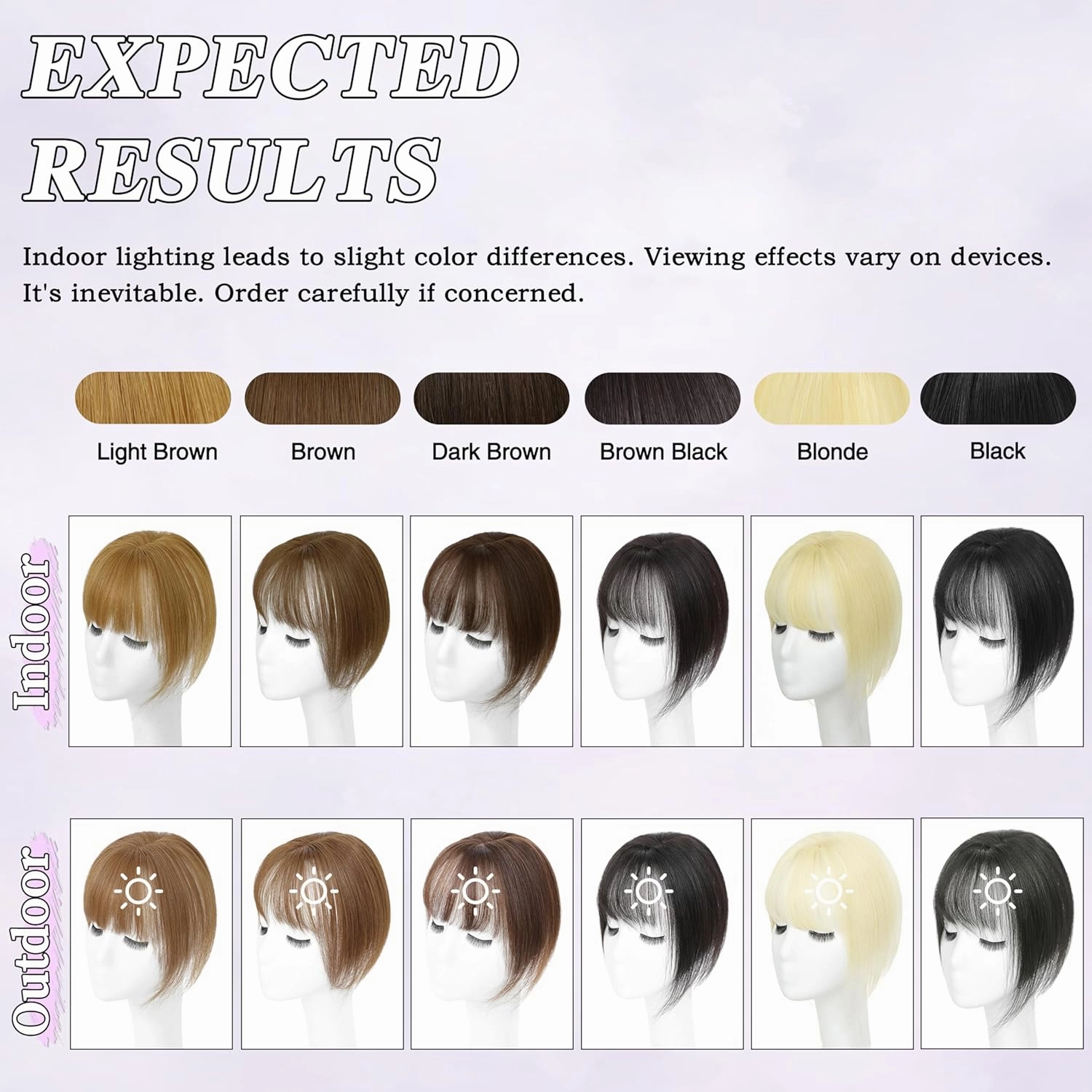 Hair Toppers for Women Real Human Hair-360°3D Topper with Bangs for Thinning Hair Clip in Bangs with Upgraded Silk Base Perfect for Daily Wear,5×10 Brown Black-1B