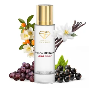 Hifza Mehzin Natural Perfume Spray | Fruity Floral Marine Arabian Perfume for Women | Long Lasting, Alcohol Free Perfume 1.19 Fl. Oz.
