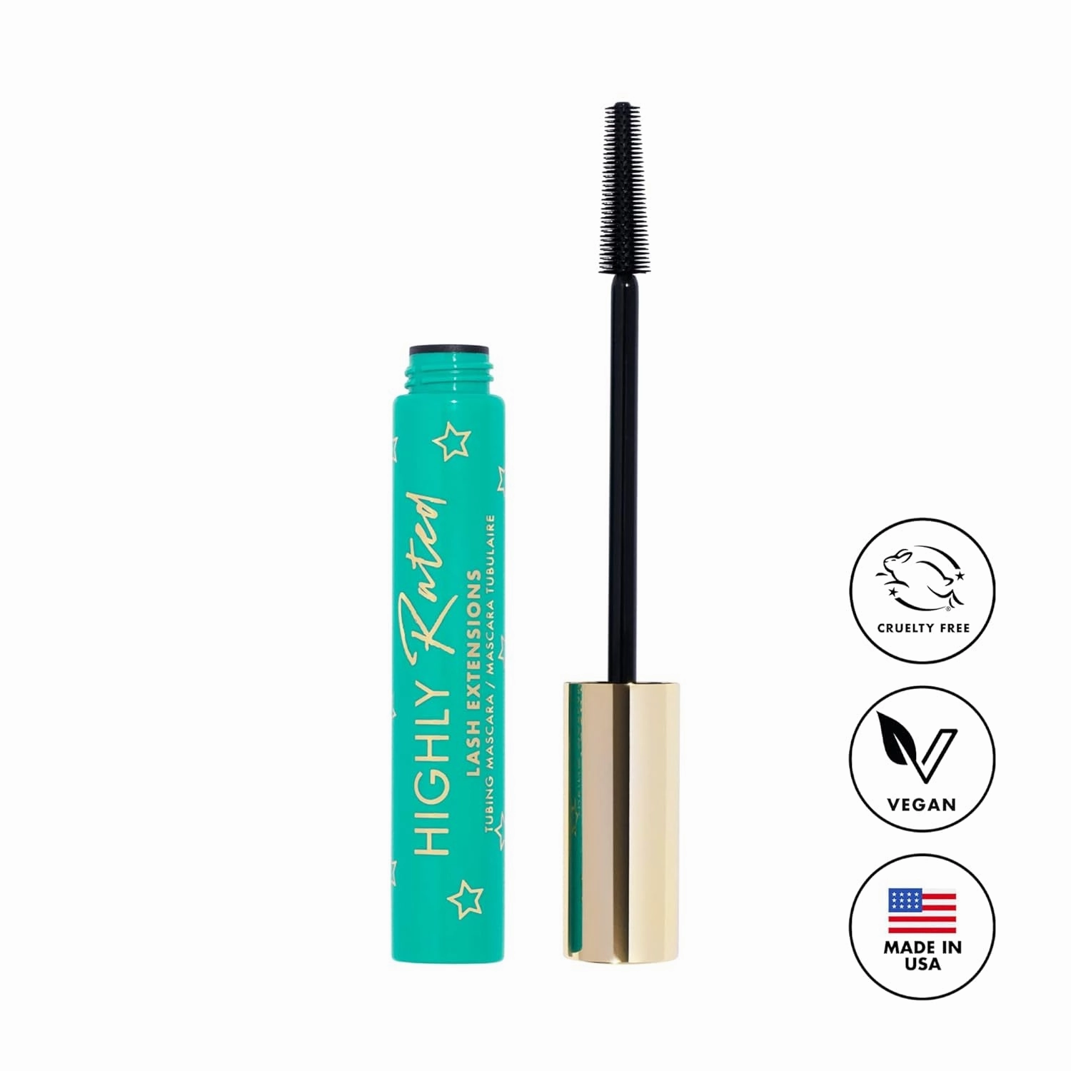 Highly Rated Lash Extensions Tubing Mascara for Added Length and Lift - Black - as Seen on Tik Tok
