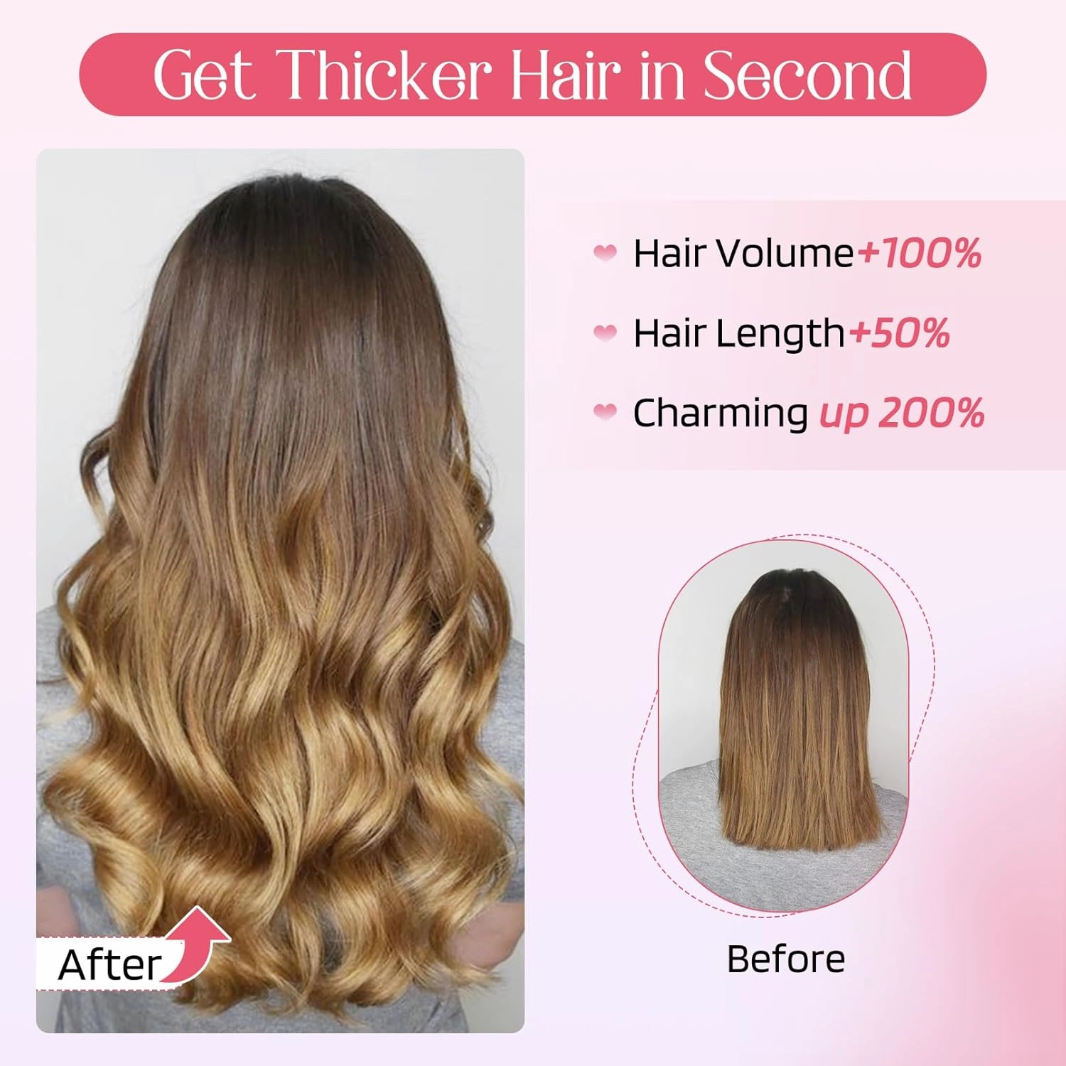 HOOJIH Hair Extensions, Clip in Hair Extensions 4PCS Black Hair Extension 14" Short Wavy Curly Clip on Hair Extensions Invisible Lace Weft Natural Soft Hairpieces for Women - Black
