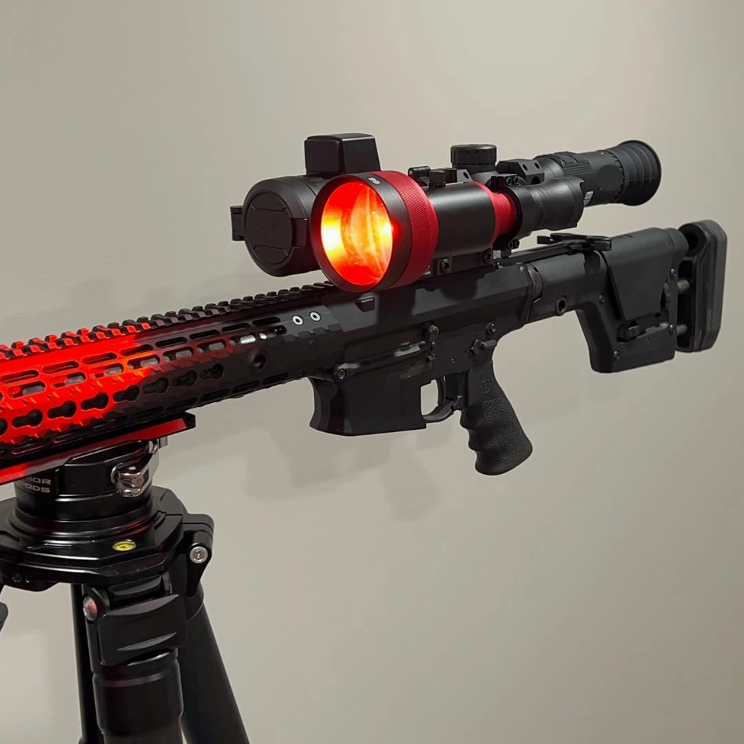 Hyperion 66 Gun Light with Red Light Module, Long Range Red Light for Night Time Predator, Hog and Coyote Hunting