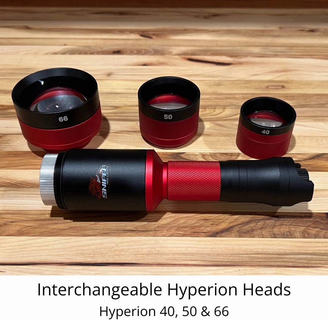 Hyperion 66 Gun Light with Red Light Module, Long Range Red Light for Night Time Predator, Hog and Coyote Hunting