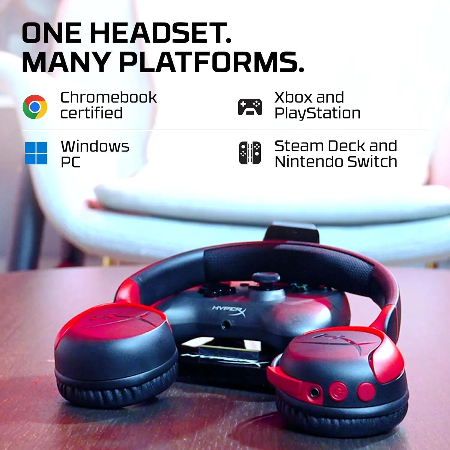 HyperX CloudX Stinger 2 Core - Gaming Headset for Xbox, Lightweight Over-Ear headsets with mic, Swivel-to-Mute Function, 40mm Drivers - Black