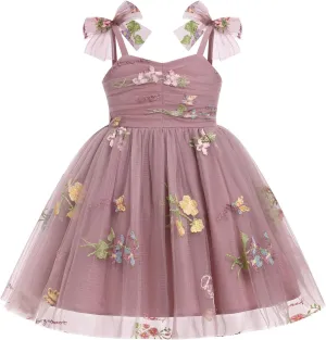 IMEKIS Toddler Baby Girl Birthday Princess Dress Shiny Confetti Boho Rainbow Cake Smash Photo Shoot Outfit for 1-6T