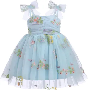 IMEKIS Toddler Baby Girl Birthday Princess Dress Shiny Confetti Boho Rainbow Cake Smash Photo Shoot Outfit for 1-6T
