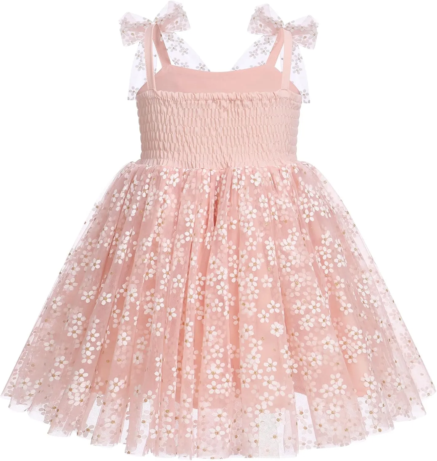 IMEKIS Toddler Baby Girl Birthday Princess Dress Shiny Confetti Boho Rainbow Cake Smash Photo Shoot Outfit for 1-6T