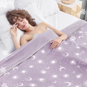 inhand Cooling Blanket Queen Size (90"x90") - Cooled Blankets for Hot Sleepers Lightweight Breathable Summer Blanket for Sleeping Night Sweats to Keep Cool in The Heat -Crimson Purple