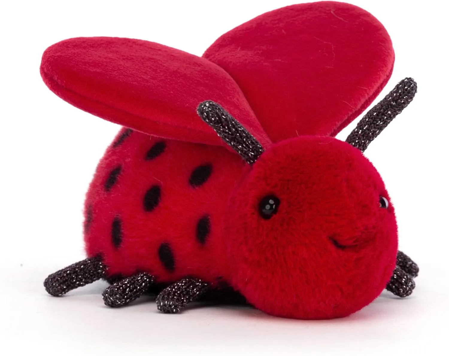 Jellycat Loulou Love Bug Stuffed Animal, 5 inches - Insect & Bug Plush Toy - Classic Children's Gift - Valentine's Day Gift