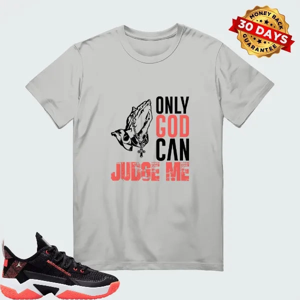 Jordan Take II Basketball BRIGHT CRIMSON Matching Grey T-Shirt (Only God Can Judge Me)