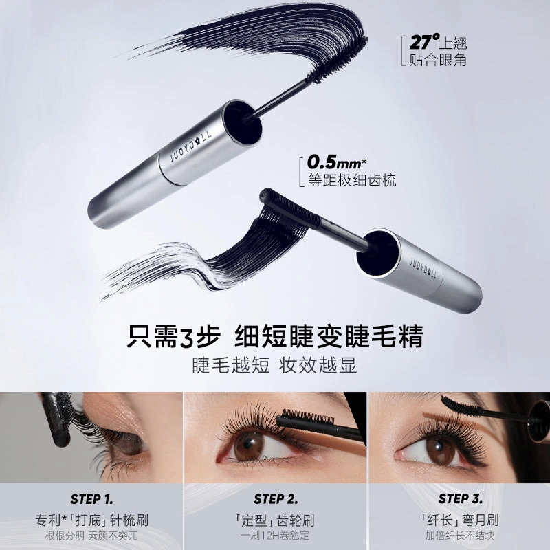 Judydoll Dual-Ended Mascara for Volume and Curl #01