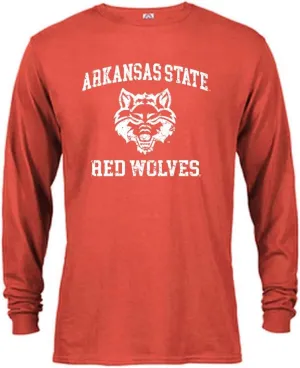 Kennesaw State Owls Retro Distressed Long Sleeve T-Shirt