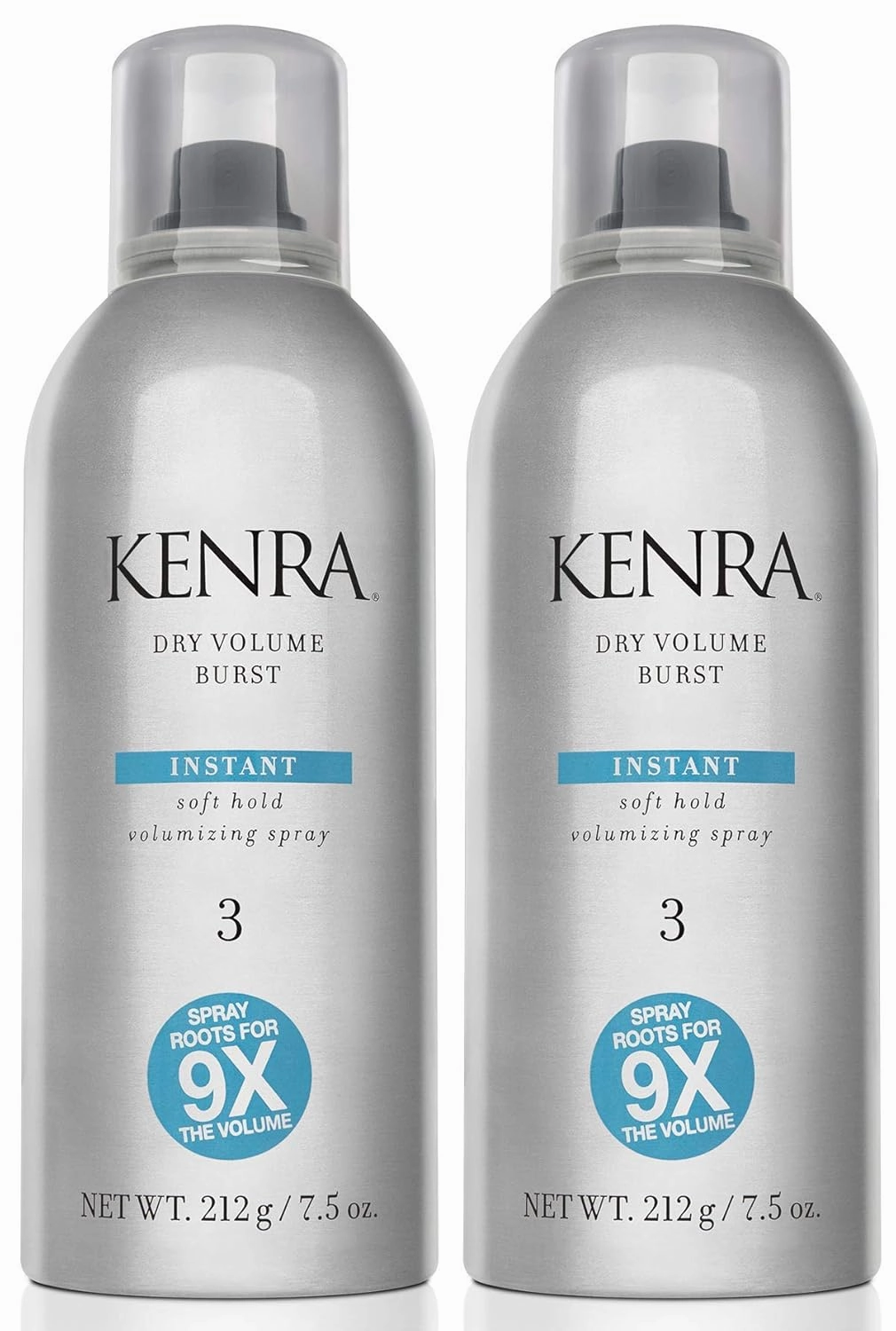 Kenra Dry Volume Burst 3 | Instant Volume Hairspray | Soft Hold Volumizing Spray | Dry Application | All Hair Types