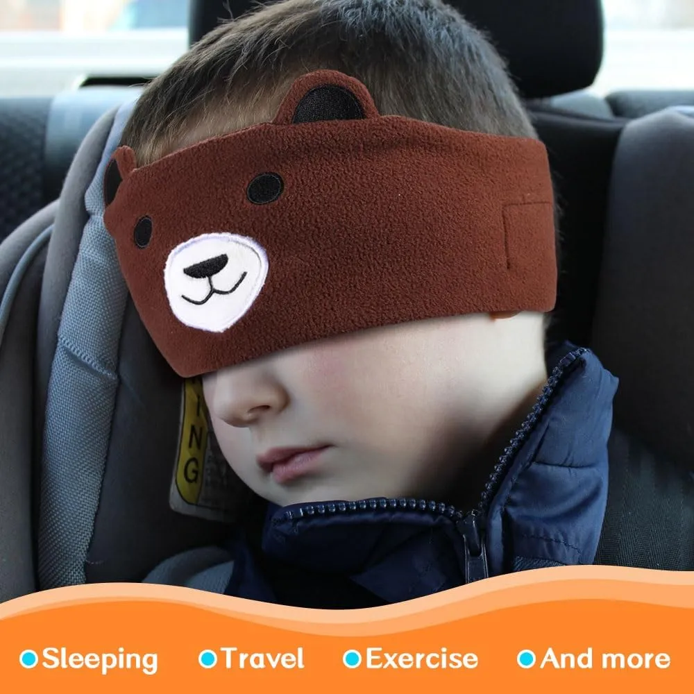 Kids Wireless Headphones, Over Ear Headphones for Children & Toddlers, with Thin Speakers & Super Soft Fleece Headband (Fox)