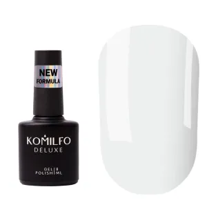 Komilfo Color Base 8ml White Red Milky, Medium density, self-leveling. Fast coverage. Soft, flesh-colored shades, Long -lasting up to 21 days, Nail Gel Polish Led Uv (Base Milky White Intense, 8ml)