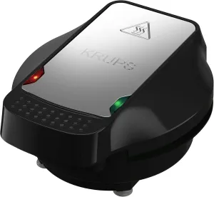 KRUPS Simply Round Waffle Maker, 4 inches