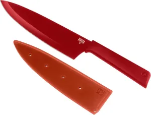 Kuhn Rikon Color Plus Chef's Knife, Red