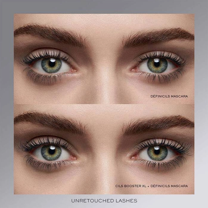 Lancôme Cils Booster XL Enhancing Mascara Primer & Définicils High Definition Black Mascara Duo - Lengthening & Priming Full Size Makeup Set - For Conditioned, Defined & Natural-Looking Lashes