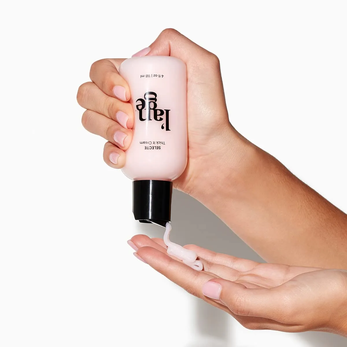 L'ANGE HAIR Selecte Thick It Cream | Volumizing Lightweight Styler Adds Texture Body & Definition | Ideal for Fuller Looking Styles | No Parabens or Sulfates | Nourishing Light Fruity Scent | 4 Fl Oz