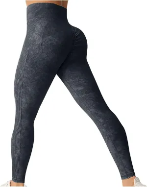 Lastesso Compression Leggings for Women High Waist Tummy Control Soft Workout Yoga Leggings Butt Lift 4 Way Stretch Yoga Pant