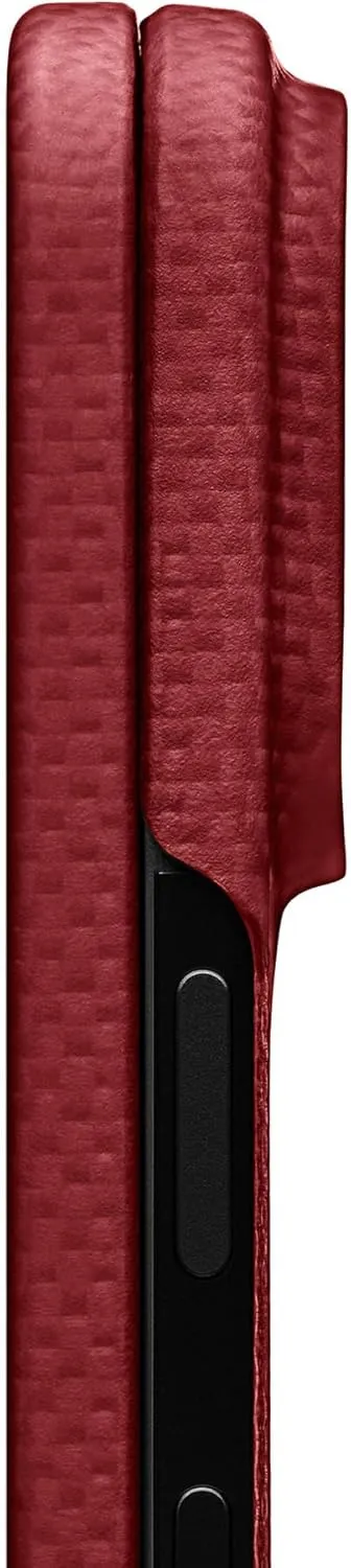 Latercase | Compatible with Pixel 9 Pro Fold | Crimson | Durable Pixel 9 Pro Fold Phone Case | 0.6mm Thin Aramid Fiber, 10 Grams, Precision Lasercut, Full Camera Protection, Nonslip Matte Finish
