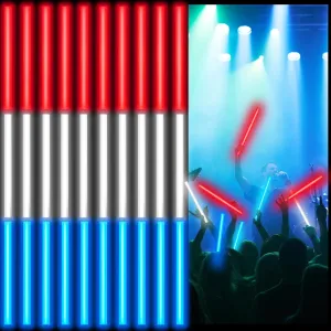 Lewtemi 30 Pcs Large Glow Sticks Bulk, 14 Inch Jumbo Light up Sticks Holiday Colorful Sticks Emergency Glow in The Dark Party Supplies for Camping, Christmas, New Year, Raves