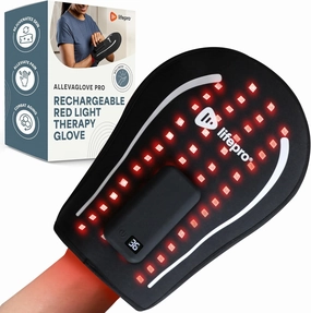 Lifepro Red Light Therapy Foot and Ankle Wrap, Comfortable and Portable, One-Size-Fits-All, 2 Effective Wavelengths, Invisible Near-Infrared Red Light Therapy Glove for Joints, Muscles and Stiffness
