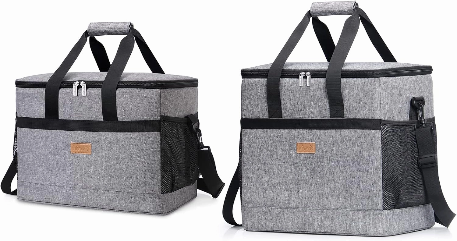 Lifewit Cooler Bag 50 and 60 Cans Collapsible and Insulated Large Lunch Bag Leakproof Soft Cooler Portable for Camping/BBQ/Family Outdoor Activities
