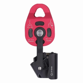 Lift Weight Pulley Heavy Duty for Rock Climbing High Altitude with 8-12mm Rope (Red)