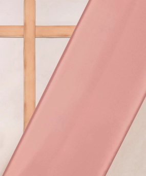 Light Peach Plain Dyed Crepe Fabric