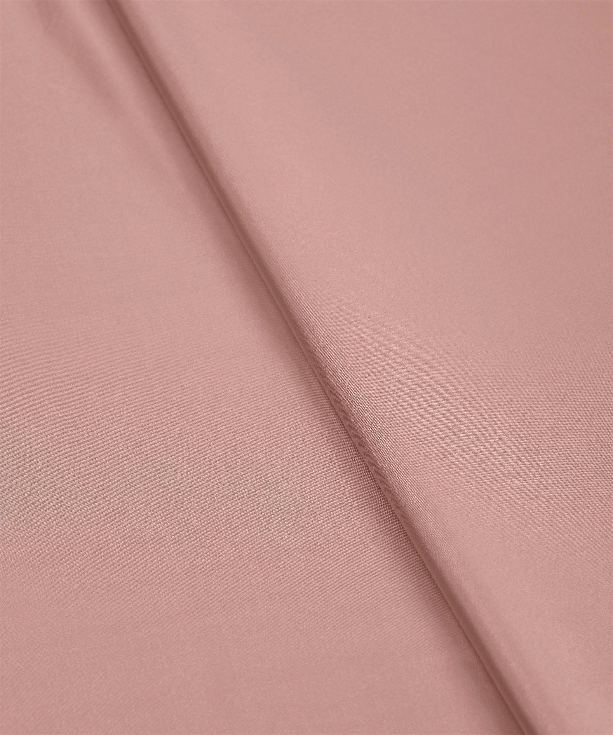 Light Peach Plain Dyed Crepe Fabric