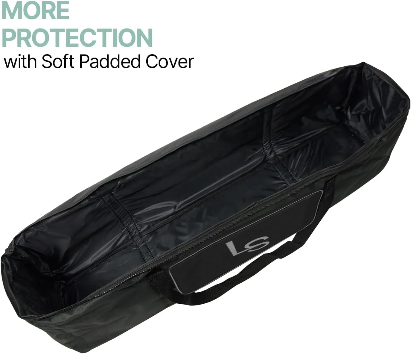 LimoStudio 30 x 10 x 10 inch (L x W x H) Soft Frame, Photo Equipment Medium Carry Bag, Hand Strap, Front Pocket, Thick Padded Soft Cushion Storage Protection, Foldable Collapsible Case, AGG3424