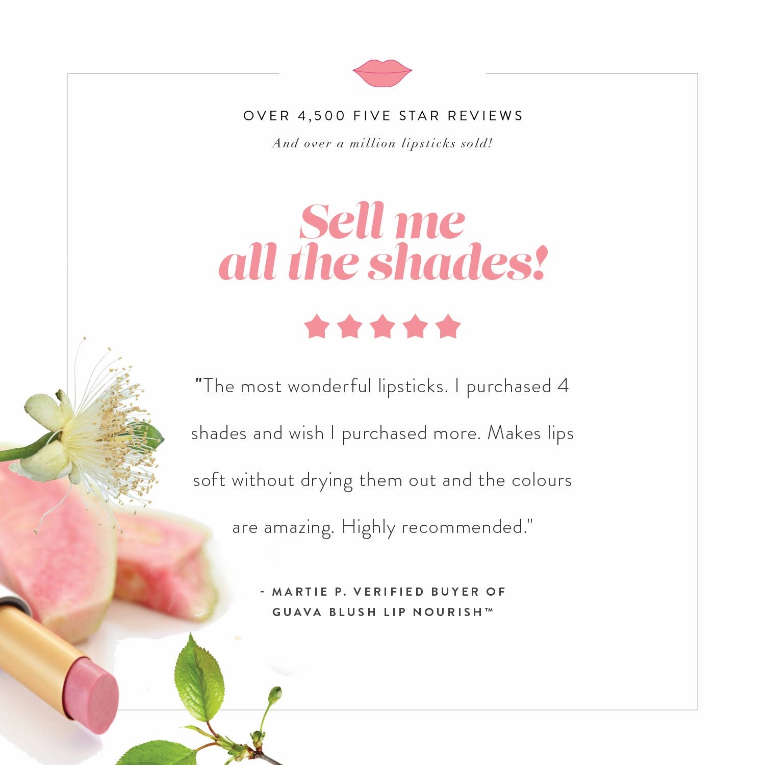 Lip Nourish Lipstick - Peach Melon