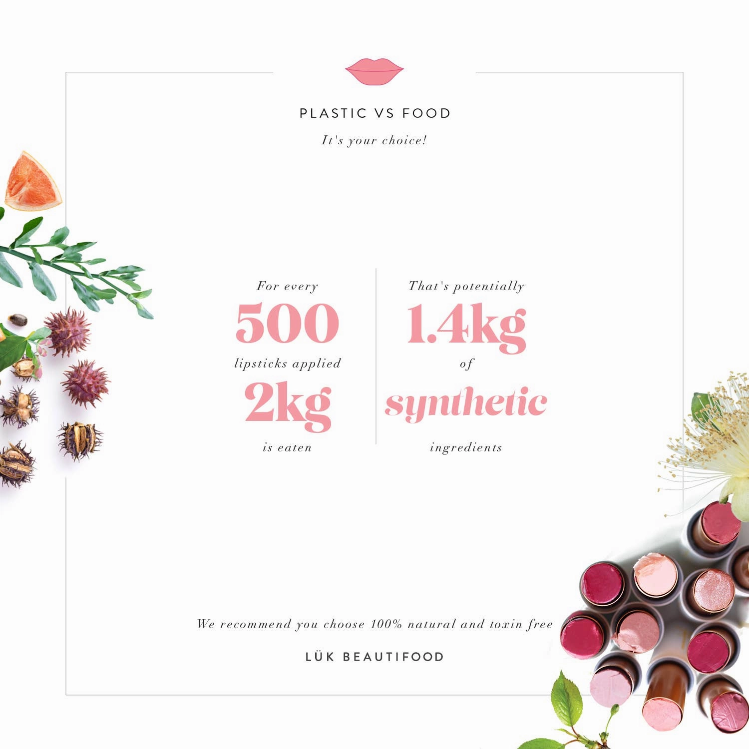 Lip Nourish Lipstick - Peach Melon