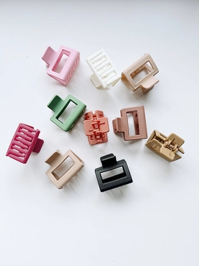 Little matte hair claws: Neutral